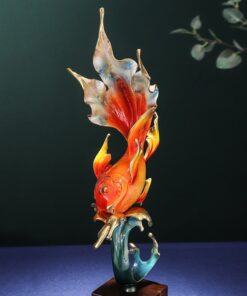 Tượng Cá Koi Huyền Vũ Phong Thủy