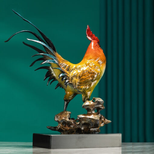 Tượng Gà Trống Vinh Hoa Phú Quý
