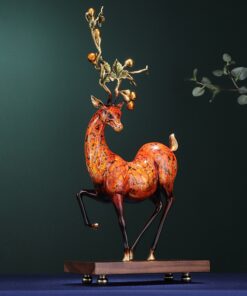 Tượng Hươu May Mắn Phong Thủy