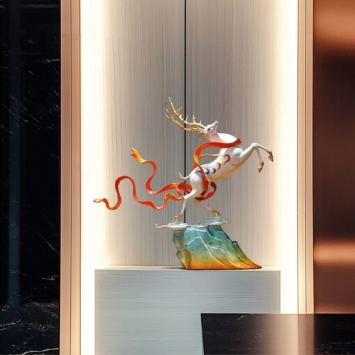 Tượng Hươu Trắng Thần Vận