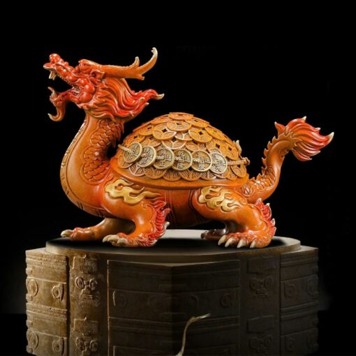 Tượng Long Quy Chiêu Tài Trường Thọ