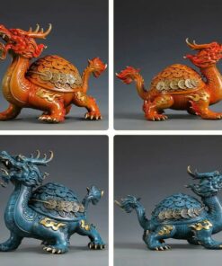 Tượng Long Quy Chiêu Tài Trường Thọ