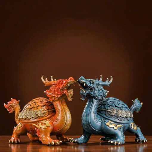 Tượng Long Quy Chiêu Tài Trường Thọ