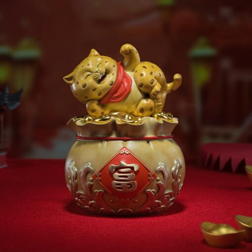 Tượng Mèo Tài Lộc Đắc Ý