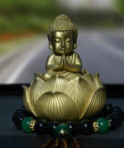 Tượng Phật An Nhiên Hoa Sen Taplo