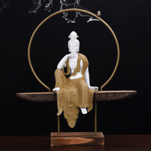 Tượng Quan Thế Âm Phật Bà Thác Khói Trầm Hương