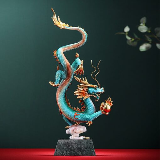 Tượng Phượng Bay Phượng Múa Hài Hòa Âm Dương