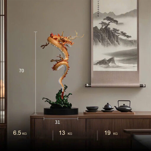 Tượng Rồng Phong Thủy Thiên Long Hóa Vũ