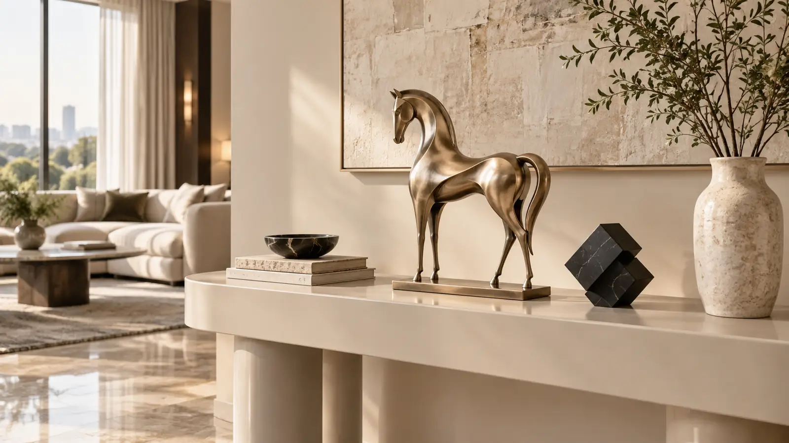 Tượng nghệ thuật làm quà decor để bàn
