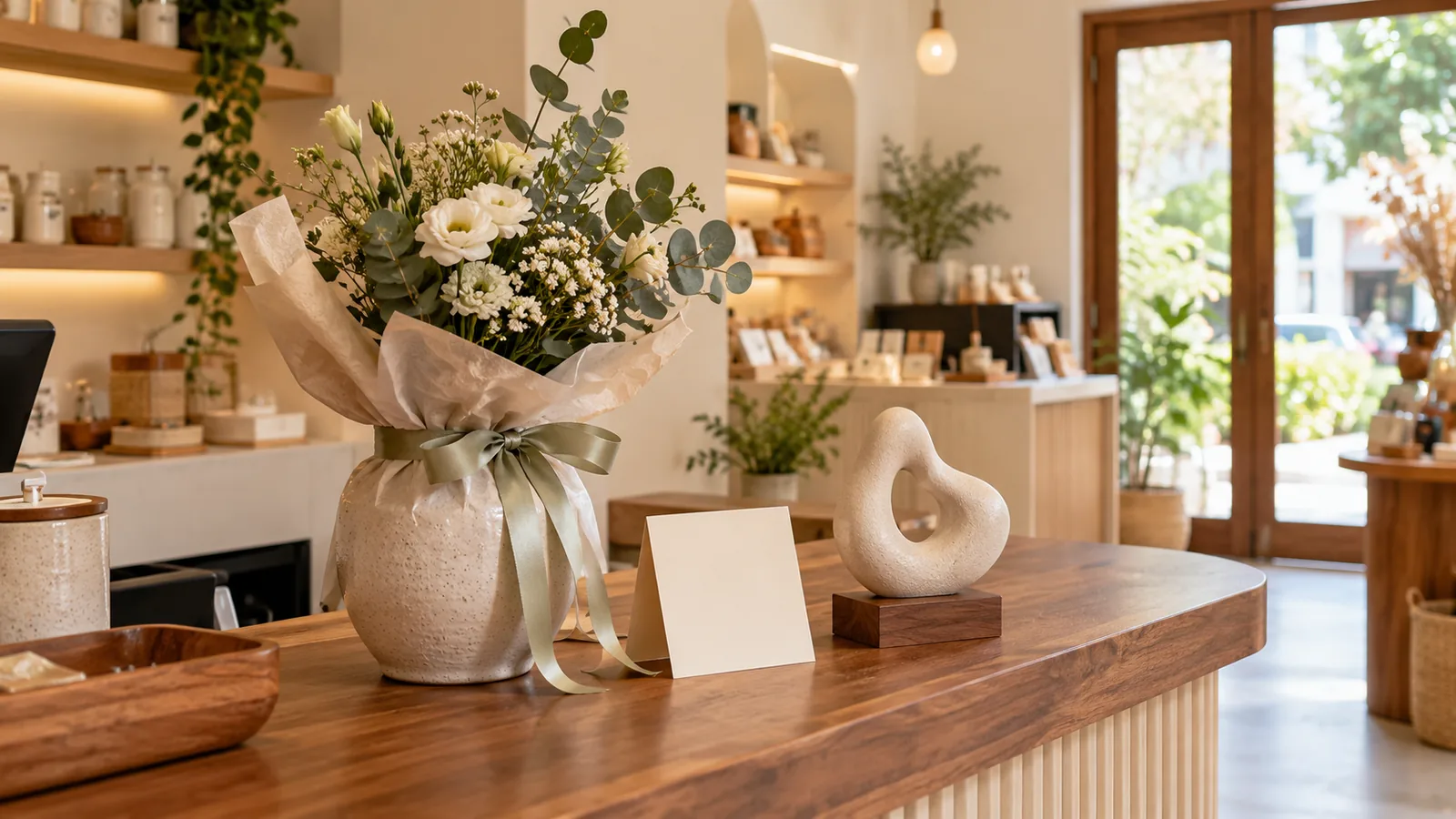 Bình hoa và tượng decor làm quà khai trương dưới 2 triệu