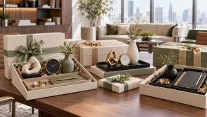 Bộ quà tặng doanh nghiệp decor đồng nhất theo concept